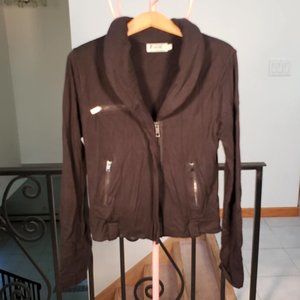 Love YAYA black zip up cotton jacket
